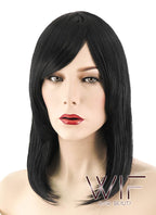 16" Straight Jet Black Synthetic Wig TBZ920