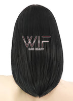 16" Straight Jet Black Synthetic Wig TBZ920