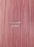 16" Straight Milkshake Pink Synthetic Wig TBZ922