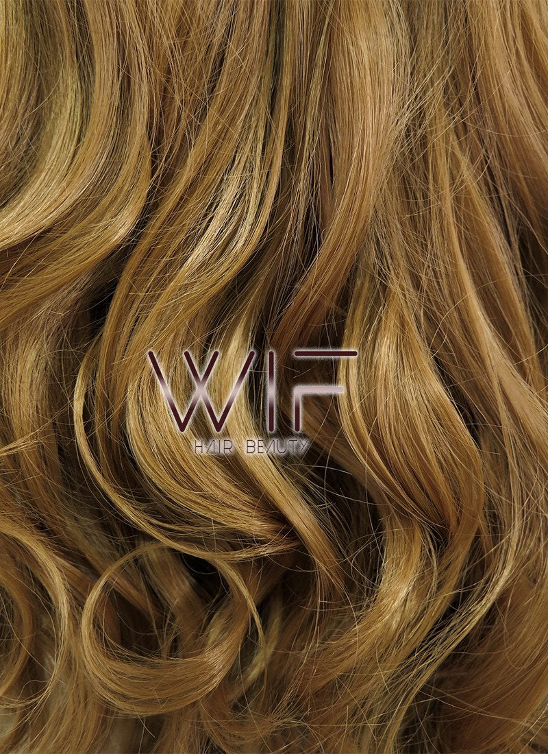 31" Wavy Dark Blonde Synthetic Wig WIG027
