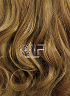 31" Wavy Dark Blonde Synthetic Wig WIG027