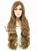 31" Wavy Dark Blonde Synthetic Wig WIG027