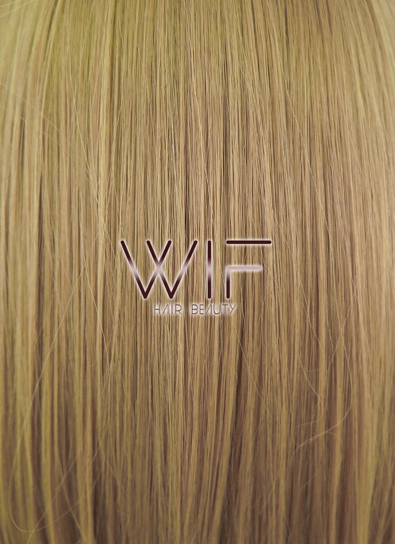 12" Straight Blonde Synthetic Wig WIG077