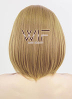 12" Straight Blonde Synthetic Wig WIG077