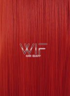 24" Straight Red Synthetic Wig WIG096