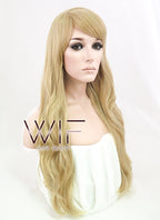 27" Long Wavy Blonde Fashion Synthetic Hair Wig WIG124