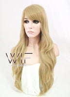 27" Long Wavy Blonde Fashion Synthetic Hair Wig WIG124