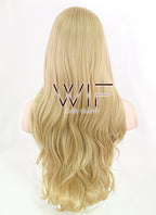 27" Long Wavy Blonde Fashion Synthetic Hair Wig WIG124