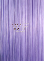24" Long Straight Purple with Black Roots Fashion Synthetic Hair Wig WIG187