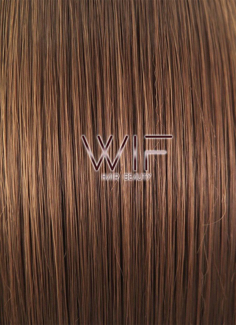 Heat Resistant Long Straight Brown Fashion Synthetic Wig WIG078