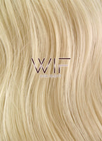 14" Medium Curly Blonde Fashion Synthetic Hair Wig WIG200