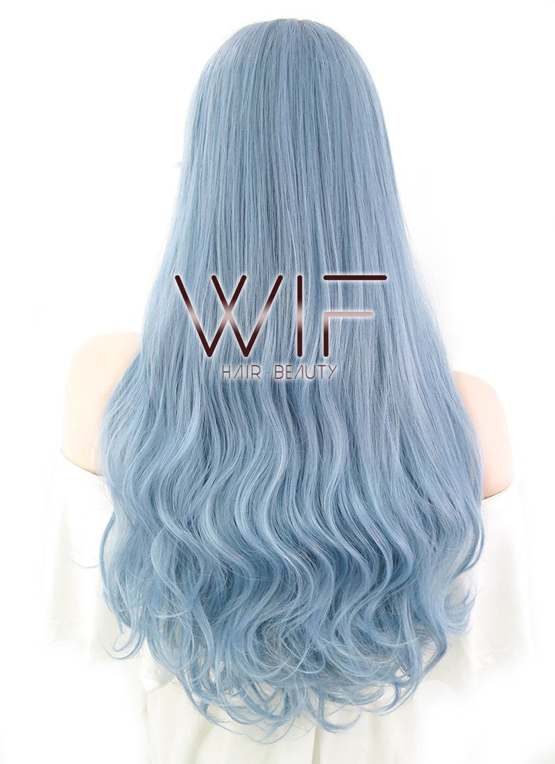 24" Long Wavy Mixed Blonde Fashion Synthetic Hair Wig WIG207