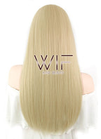 26" Straight Blonde Synthetic Wig WIG318