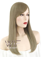 21" Straight Ash Blonde Synthetic Wig WIG325