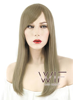 21" Straight Ash Blonde Synthetic Wig WIG325