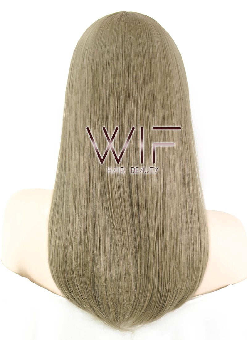 21" Straight Ash Blonde Synthetic Wig WIG325