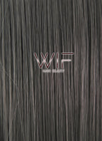 21" Straight Dark Grey Synthetic Wig WIG326