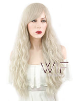 28" Wavy Light Blonde Synthetic Wig WIG327