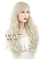 28" Wavy Light Blonde Synthetic Wig WIG327