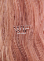 26" Wavy Milkshake Pink Synthetic Wig WIG328