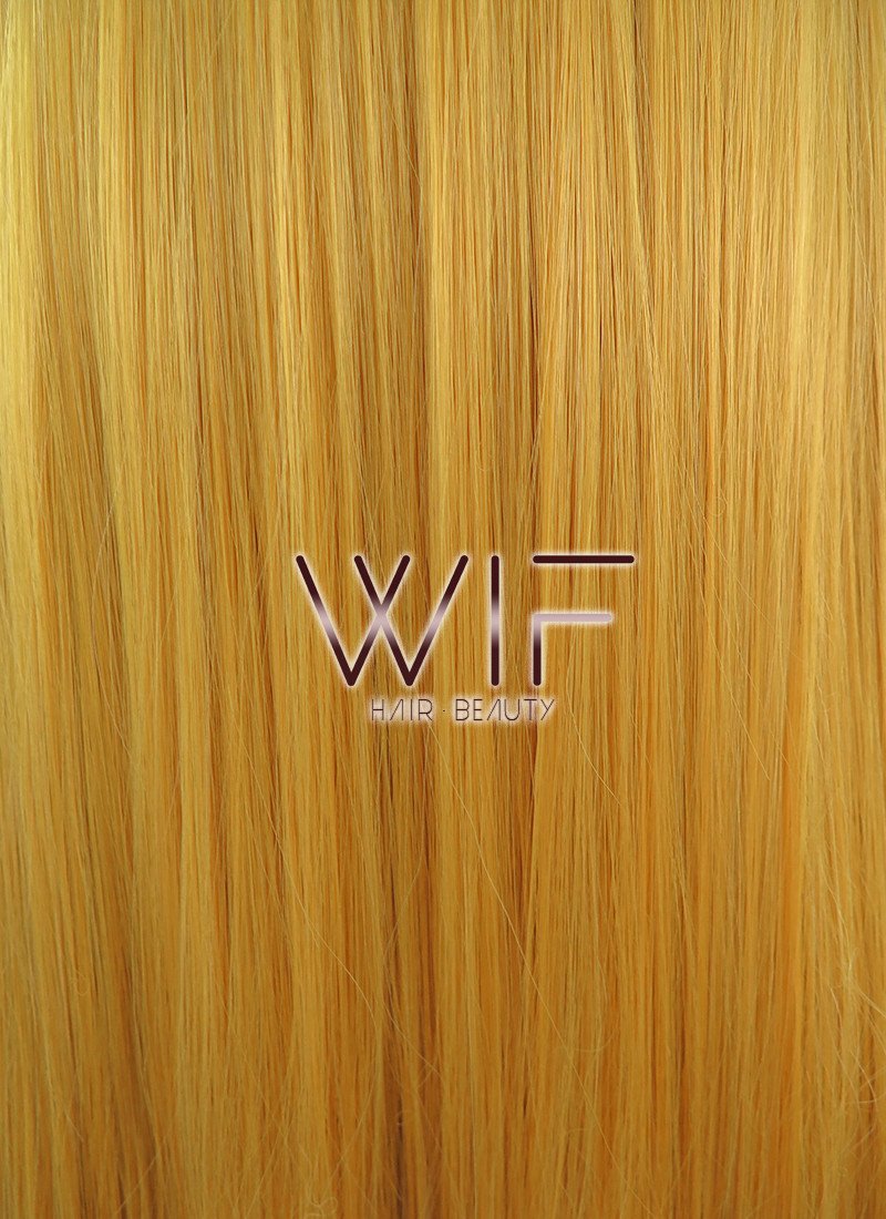 27" Straight Blonde Synthetic Wig ZB056