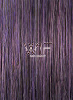 21" Straight Mixed Purple Synthetic Wig ZB234