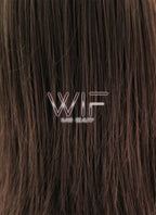 12" Straight Brown Synthetic Wig OM113