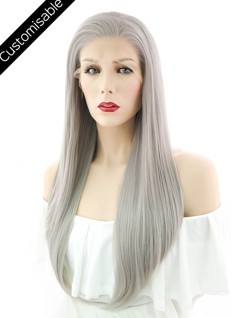 14" Straight Blonde Lace Front Synthetic Wig LF1236