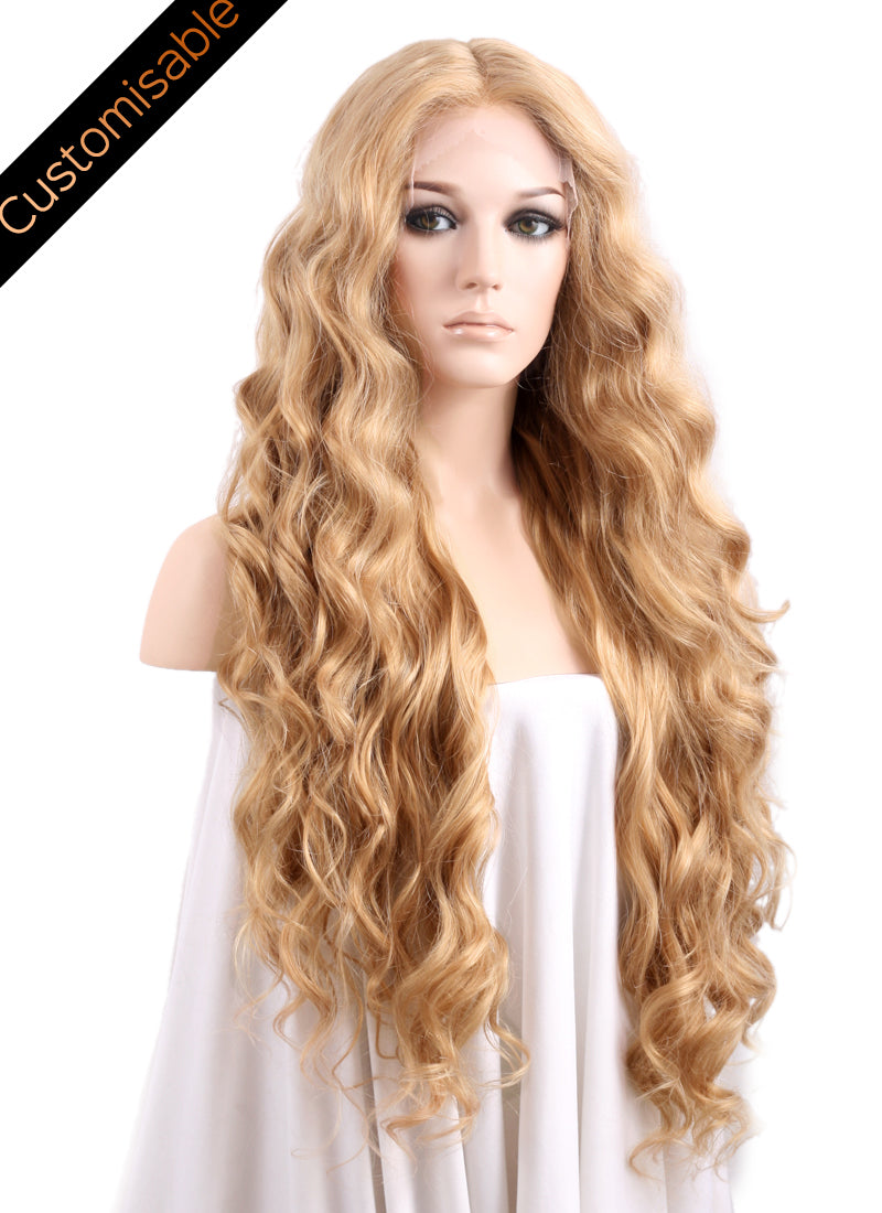 24" Straight Dark Burgundy Lace Front Synthetic Wig LF1241